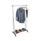 Simplify Single Tier Adjustable Height Rolling Garment Rack 27110 - alternate 6